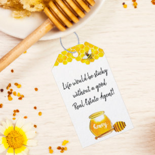 Etiqueta Para Presente Honey Real Estate Agent Pop Por