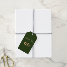 Etiqueta Para Presente Hunter Green Wedding