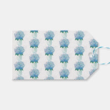 Hydrangea azul e roxa