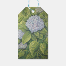 Etiqueta Para Presente Hydrangeas em Lanhidrock, Cornwall em Pastel