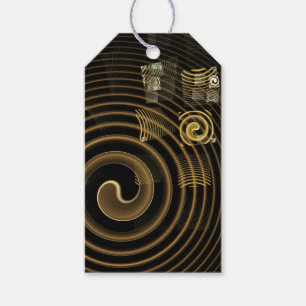 Etiqueta Para Presente Hypnosis Abstrato Art