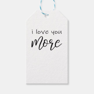 Etiqueta Para Presente I Love You More Say It All The Time Smiling Love Q