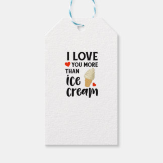 Etiqueta Para Presente I Love You More Than Ice Cream Sweet Love Quote