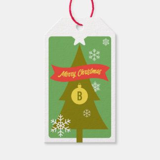 Etiqueta Para Presente Ícones de Natal Monogramados Natal