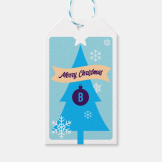 Etiqueta Para Presente Ícones de Natal Monogramados Natal