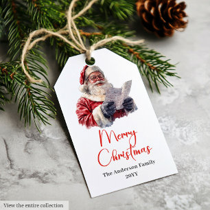 Etiqueta Para Presente Ideia de Etiqueta de Presente de Natal Vintage Pap