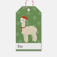 illusima Llama Flocos de Neve de Natal Verde
