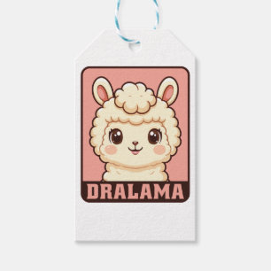 Etiqueta Para Presente Ilustração de lhama fofa design