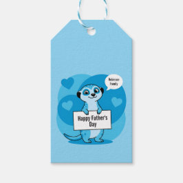 Etiqueta Para Presente Ilustração Personalizada do Dia dos Pais com Suric