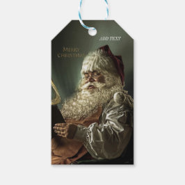 Etiqueta Para Presente Imagem antiga da magia do Papai Noel dos feriados