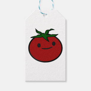 Etiqueta Para Presente Impressão de bordado de tomate bonito