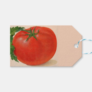 Etiqueta Para Presente impressão de tomate grande