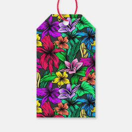 Etiqueta Para Presente Impressão havaiano