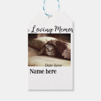 Etiqueta Para Presente In loving memory memorial keepsake add pet name