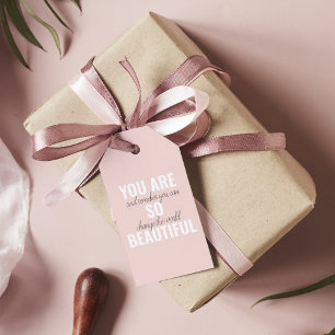 Etiqueta Para Presente Inspiração Você É Uma Citação Positiva Tão Bonita