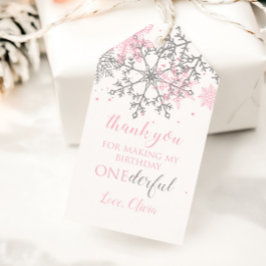 Etiqueta Para Presente Inverno Onederland Onederful Obrigado