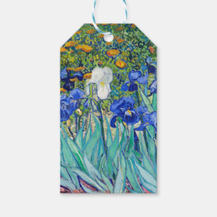 Etiqueta Para Presente Irises Vincent van Gogh Dags