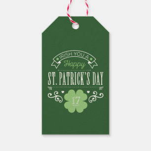 Etiqueta Para Presente Irlandês você Tag do presente do dia de um St