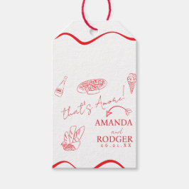 Etiqueta Para Presente Isso É Amore Italian Doodles Casamento