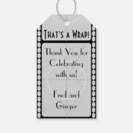 Etiqueta Para Presente "Isso é um filme de quebra" marca de favor