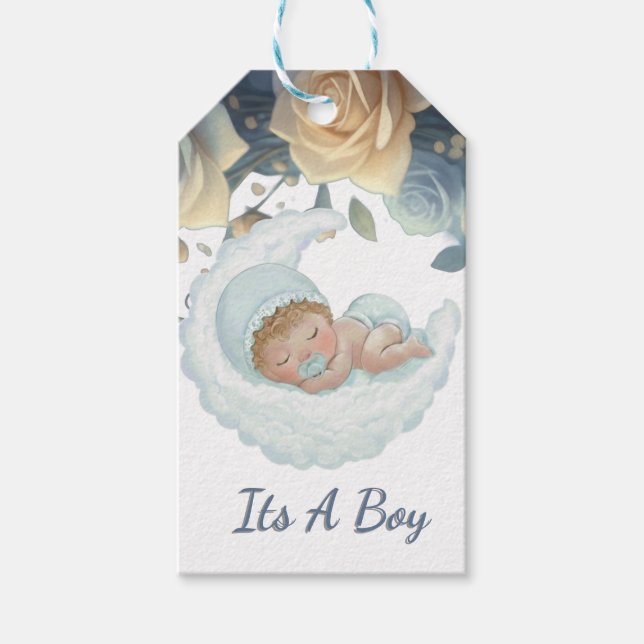 Etiqueta Para Presente Its A Boy  (Frente)