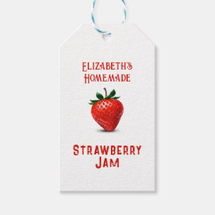 Etiqueta Para Presente Jam de Morango