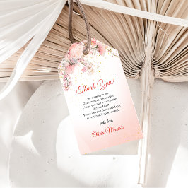 Etiqueta Para Presente Jardim bonito Flores Selvagens Sweet 16