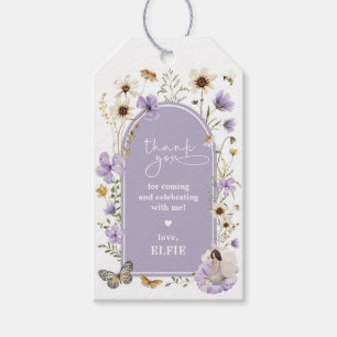 Etiqueta Para Presente Jardim de Lavanda de Flores Selvagens Favoritos de