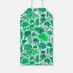 Etiqueta Para Presente Jardim de Sucultura