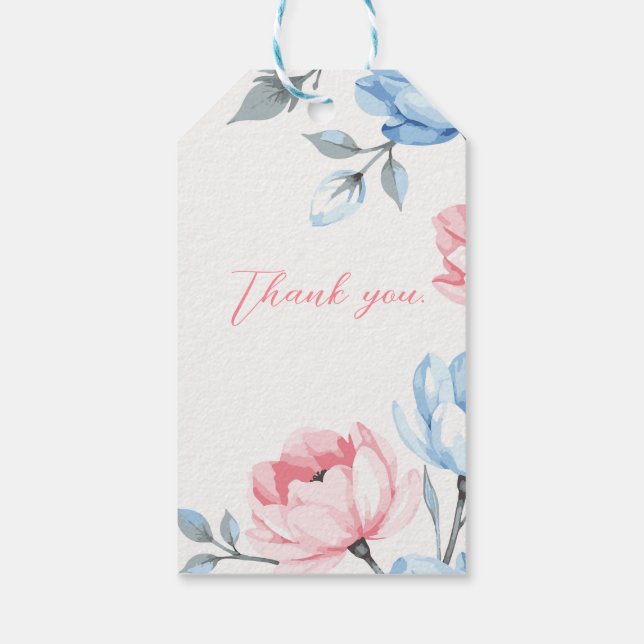 Etiqueta Para Presente Jardim de Sussurro (Verso)