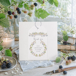 Etiqueta Para Presente Jardim Floral de Verão