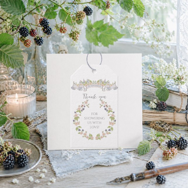 Etiqueta Para Presente Jardim Floral de Verão (Criador carregado)