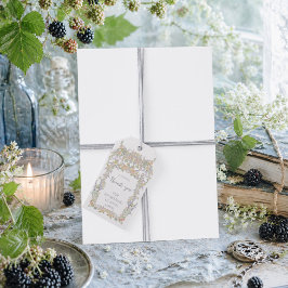 Etiqueta Para Presente Jardim Floral de Verão