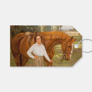 Etiqueta Para Presente Jasmine o Cavalo (por Algernon Talmage)