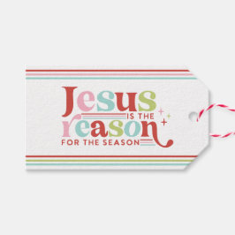 Etiqueta Para Presente Jesus é a razão da temporada | Natal