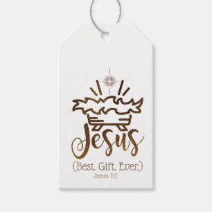 Etiqueta Para Presente JESUS MELHOR PRESENTE JÁ NA Escritura de Natal