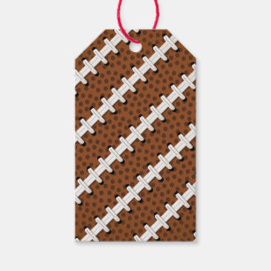 Etiqueta Para Presente Jogador de treinador do Futebol Pigskin Laces