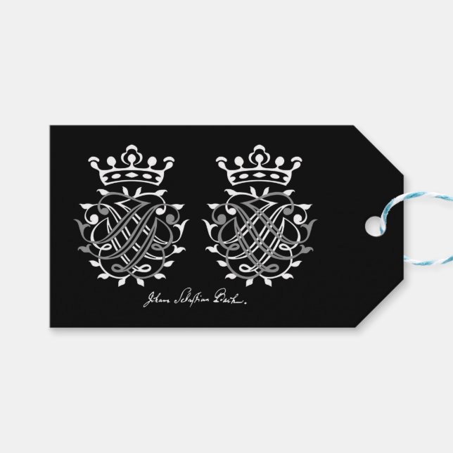Etiqueta Para Presente Johann Sebastian Bach Siegel (Frente (horizontal))
