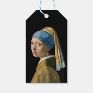 Etiqueta Para Presente Johannes Vermeer - Rapariga com um Ouriço de Pér