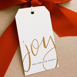 Etiqueta Para Presente Joy Mão-esplêndido
