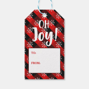Etiqueta Para Presente Joy Natal