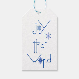 Etiqueta Para Presente Joy To The World Gift Tag
