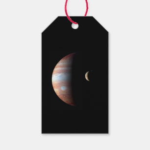 Etiqueta Para Presente Júpiter Planeta Gigante Gasoso & Io Lua Galileana