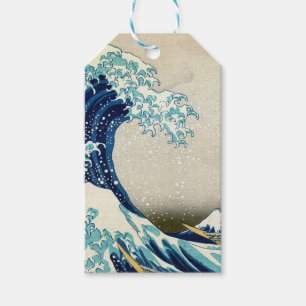 Etiqueta Para Presente Katsushika Hokusai - A onda do Excelente de Kanaga