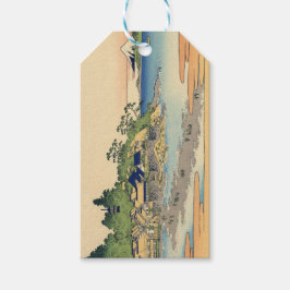 Etiqueta Para Presente Katsushika Hokusai Enoshima na província de Sagami