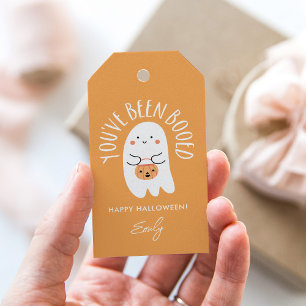 Etiqueta Para Presente Kawaii Halloween Você Foi Barrado