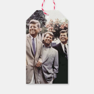 Etiqueta Para Presente Kennedy Brothers, Presidente John, Robert & Ted