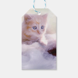 Etiqueta Para Presente Kitten Natal