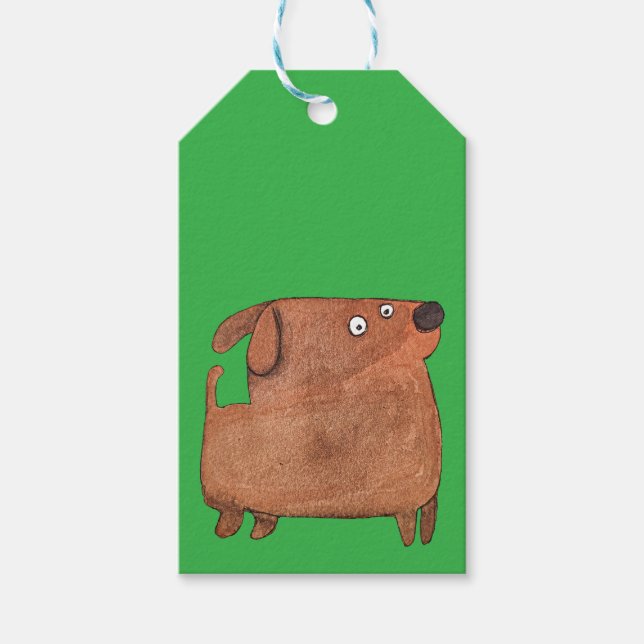 Etiqueta Para Presente Kleiner Hund (Frente)