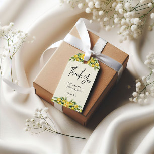 Etiqueta Para Presente La Dolce Vita - Casamento Limão Mediterrâneo 